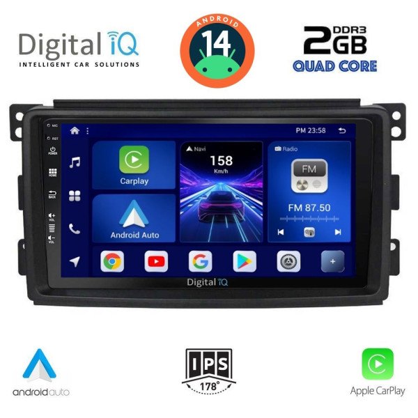 DIGITAL IQ BXC 3621_CPAA (9inc) MULTIMEDIA TABLET for SMART mod. 2007-2010 DIGITAL IQ BXC 3621_CPAA (9inc) MULTIMEDIA TABLET for SMART mod. 2007-2010