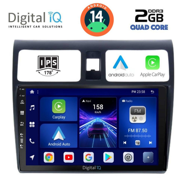DIGITAL IQ BXC 3684_CPAA (10inc) MULTIMEDIA TABLET for SUZUKI SWIFT mod. 2005-2011 DIGITAL IQ BXC 3684_CPAA (10inc) MULTIMEDIA TABLET for SUZUKI SWIFT mod. 2005-2011