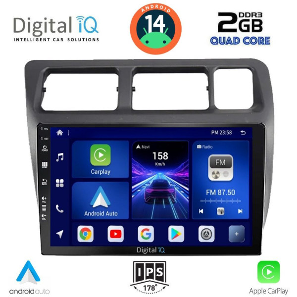 DIGITAL IQ BXC 3710_CPAA (9inc) MULTIMEDIA TABLET for TOYOTA COROLLA mod. 1992-1997 DIGITAL IQ BXC 3710_CPAA (9inc) MULTIMEDIA TABLET for TOYOTA COROLLA mod. 1992-1997