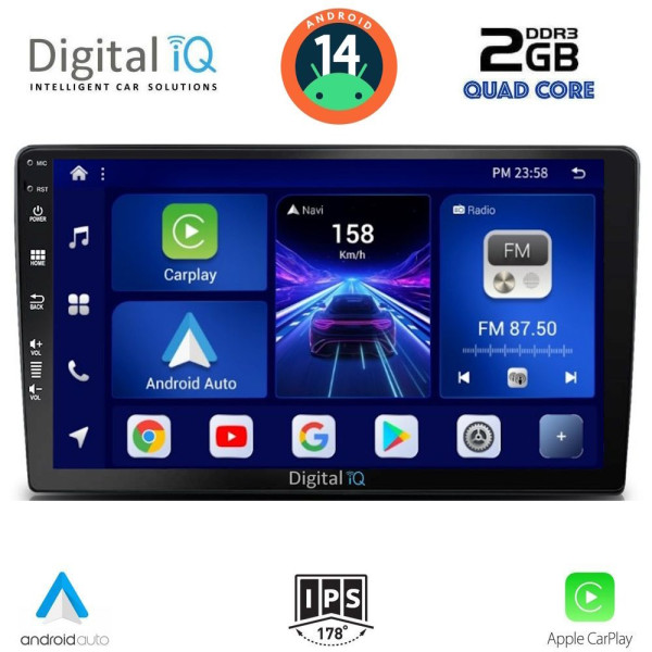 DIGITAL IQ BXC 3722_CPAA (9inc) MULTIMEDIA TABLET for TOYOTA LANDCRUISER mod. 1998-2003