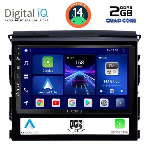 DIGITAL IQ BXC 3725_CPAA (9inc) MULTIMEDIA TABLET for TOYOTA LANDCRUISER mod. 2016-2019 DIGITAL IQ BXC 3725_CPAA (9inc) MULTIMEDIA TABLET for TOYOTA LANDCRUISER mod. 2016-2019