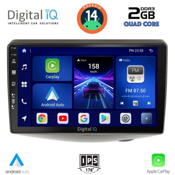 DIGITAL IQ BXC 3735_CPAA (9inc) MULTIMEDIA TABLET for TOYOTA YARIS mod. 1999-2006 DIGITAL IQ BXC 3735_CPAA (9inc) MULTIMEDIA TABLET for TOYOTA YARIS mod. 1999-2006