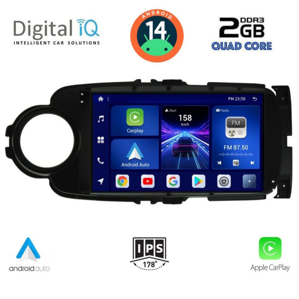 DIGITAL IQ BXC 3737_CPAA (9inc) MULTIMEDIA TABLET for TOYOTA YARIS mod. 2011-2015 DIGITAL IQ BXC 3737_CPAA (9inc) MULTIMEDIA TABLET for TOYOTA YARIS mod. 2011-2015