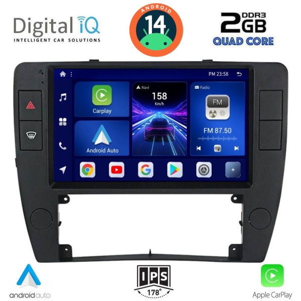 DIGITAL IQ BXC 3749_CPAA (9inc) MULTIMEDIA TABLET for VW PASSAT mod. 2000-2005 DIGITAL IQ BXC 3749_CPAA (9inc) MULTIMEDIA TABLET for VW PASSAT mod. 2000-2005
