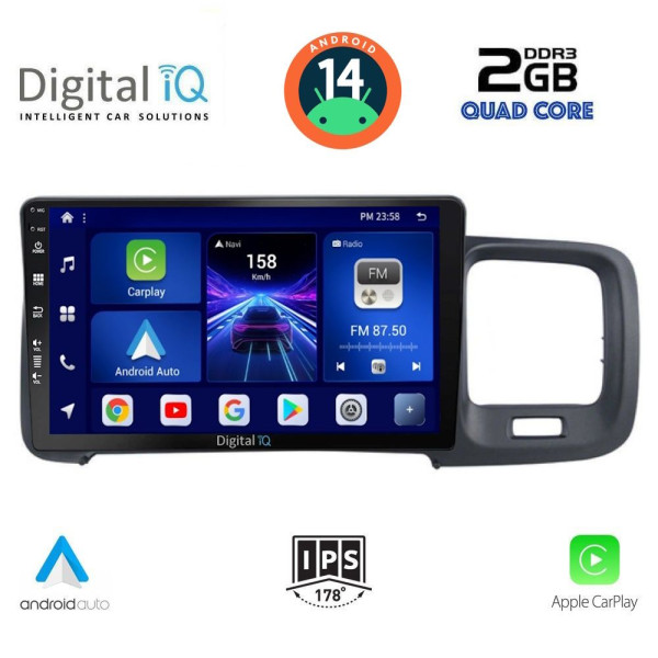 DIGITAL IQ BXC 3785_CPAA (9inc) MULTIMEDIA TABLET for VOLVO S60 mod. 2010-2018 DIGITAL IQ BXC 3785_CPAA (9inc) MULTIMEDIA TABLET for VOLVO S60 mod. 2010-2018