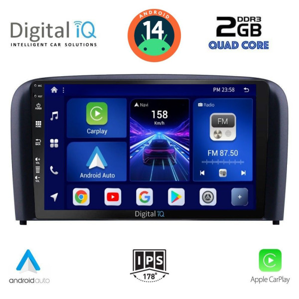 DIGITAL IQ BXC 3786_CPAA (9inc) MULTIMEDIA TABLET for VOLVO S80 mod. 1998-2006 DIGITAL IQ BXC 3786_CPAA (9inc) MULTIMEDIA TABLET for VOLVO S80 mod. 1998-2006