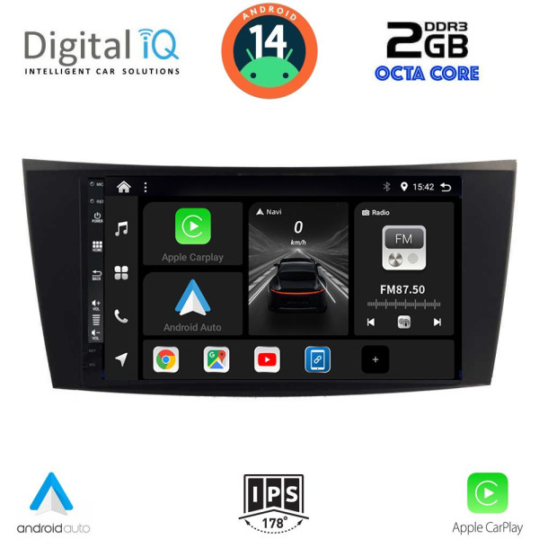 DIGITAL IQ BXF 5407_CPAA (8inc) MULTIMEDIA TABLET for MERCEDES E W211 – CLS mod. 2003-2009 DIGITAL IQ BXF 5407_CPAA (8inc) MULTIMEDIA TABLET for MERCEDES E W211 – CLS mod. 2003-2009