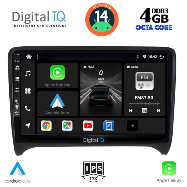 DIGITAL IQ BXF 6009_CPAA (9inc) MULTIMEDIA TABLET for AUDI TT mod. 2007-2015 DIGITAL IQ BXF 6009_CPAA (9inc) MULTIMEDIA TABLET for AUDI TT mod. 2007-2015