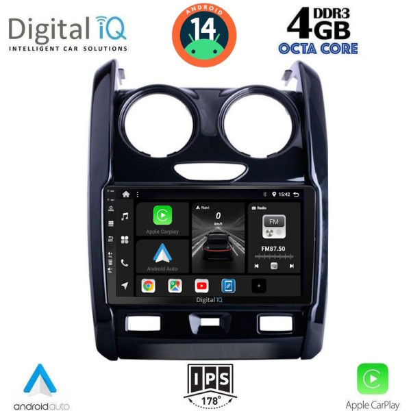 DIGITAL IQ BXF 6103_CPAA (9inc) MULTIMEDIA TABLET for DACIA DUSTER mod. 2012-2019 DIGITAL IQ BXF 6103_CPAA (9inc) MULTIMEDIA TABLET for DACIA DUSTER mod. 2012-2019