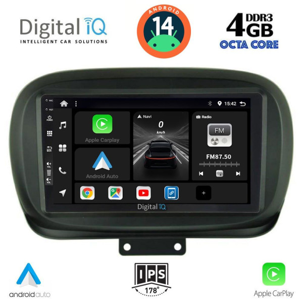 DIGITAL IQ BXF 6134_CPAA (9inc) MULTIMEDIA TABLET for FIAT 500Χ mod. 2014> DIGITAL IQ BXF 6134_CPAA (9inc) MULTIMEDIA TABLET for FIAT 500Χ mod. 2014>
