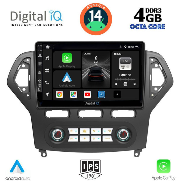 DIGITAL IQ BXF 6162_CPAA CLIMA (10inc) MULTIMEDIA TABLET for FORD MONDEO mod. 2007-2011 DIGITAL IQ BXF 6162_CPAA CLIMA (10inc) MULTIMEDIA TABLET for FORD MONDEO mod. 2007-2011