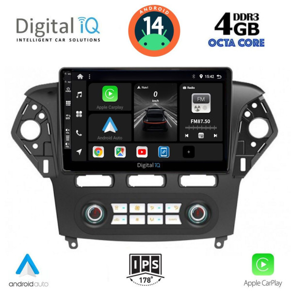 DIGITAL IQ BXF 6163_CPAA CLIMA (10inc) MULTIMEDIA TABLET for FORD MONDEO mod. 2011-2013 DIGITAL IQ BXF 6163_CPAA CLIMA (10inc) MULTIMEDIA TABLET for FORD MONDEO mod. 2011-2013