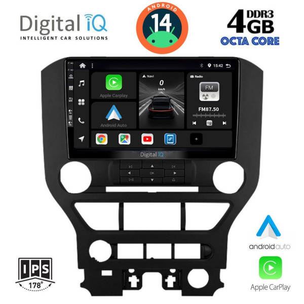 DIGITAL IQ BXF 6166_CPAA (9inc) MULTIMEDIA TABLET for FORD MUSTANG mod. 2015-2020 DIGITAL IQ BXF 6166_CPAA (9inc) MULTIMEDIA TABLET for FORD MUSTANG mod. 2015-2020