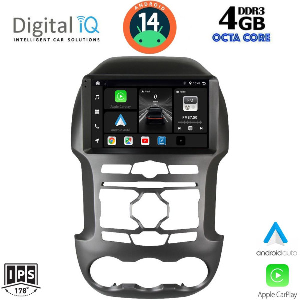 DIGITAL IQ BXF 6171S_CPAA (9inc) MULTIMEDIA TABLET for FORD RANGER mod. 2011-2015 DIGITAL IQ BXF 6171S_CPAA (9inc) MULTIMEDIA TABLET for FORD RANGER mod. 2011-2015