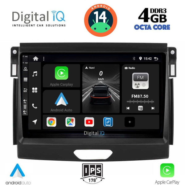 DIGITAL IQ BXF 6172_CPAA (9inc) MULTIMEDIA TABLET for FORD RANGER mod. 2015-2018 DIGITAL IQ BXF 6172_CPAA (9inc) MULTIMEDIA TABLET for FORD RANGER mod. 2015-2018