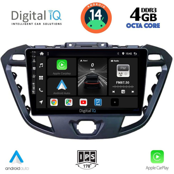 DIGITAL IQ BXF 6177_CPAA (9inc) MULTIMEDIA TABLET for FORD TRANSIT CUSTOM | TOURNEO CUSTOM mod. 2013-2019