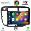 DIGITAL IQ BXF 6186_CPAA CLIMA (9inc) MULTIMEDIA TABLET for HONDA CIVIC mod. 1995-2001