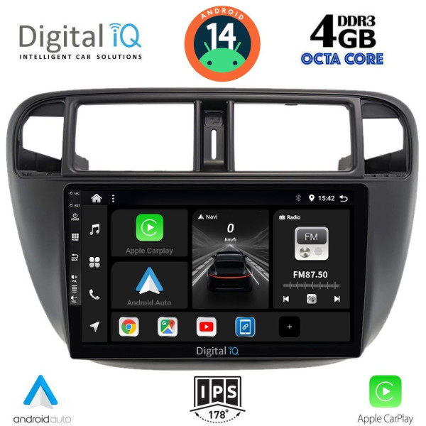 DIGITAL IQ BXF 6186_CPAA A/C (9inc) MULTIMEDIA TABLET for HONDA CIVIC mod. 1995-2001 DIGITAL IQ BXF 6186_CPAA A/C (9inc) MULTIMEDIA TABLET for HONDA CIVIC mod. 1995-2001