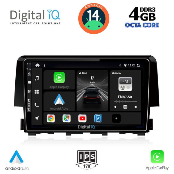 DIGITAL IQ BXF 6191_CPAA (9inc) MULTIMEDIA TABLET for HONDA CIVIC mod. 2016> DIGITAL IQ BXF 6191_CPAA (9inc) MULTIMEDIA TABLET for HONDA CIVIC mod. 2016>