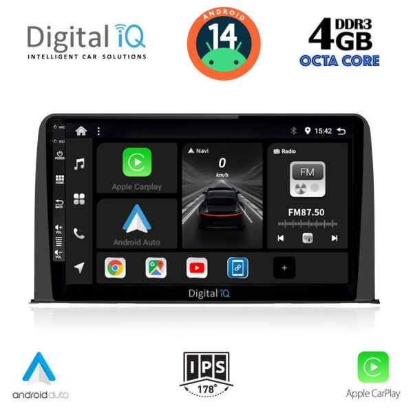 DIGITAL IQ BXF 6199_CPAA (10inc) MULTIMEDIA TABLET for HONDA CRV mod. 2017> DIGITAL IQ BXF 6199_CPAA (10inc) MULTIMEDIA TABLET for HONDA CRV mod. 2017>
