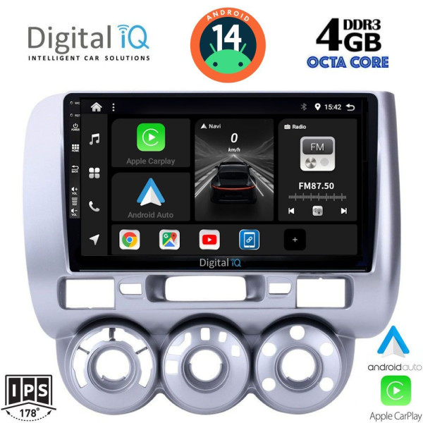 DIGITAL IQ BXF 6210_CPAA A/C (9inc) MULTIMEDIA TABLET for HONDA JAZZ mod. 2002-2008 DIGITAL IQ BXF 6210_CPAA A/C (9inc) MULTIMEDIA TABLET for HONDA JAZZ mod. 2002-2008