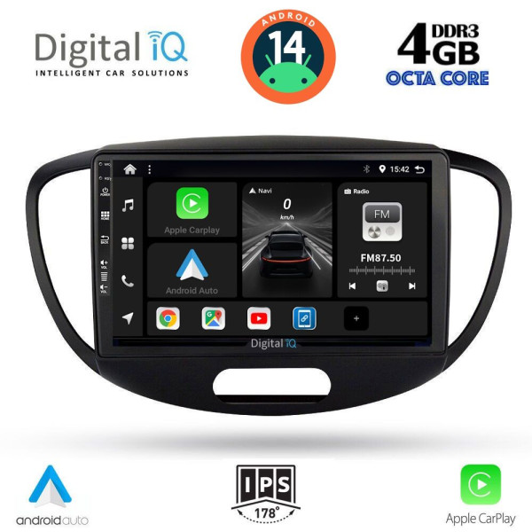 DIGITAL IQ BXF 6223_CPAA (9inc) MULTIMEDIA TABLET for HYUNDAI i10 mod. 2008-2013 DIGITAL IQ BXF 6223_CPAA (9inc) MULTIMEDIA TABLET for HYUNDAI i10 mod. 2008-2013