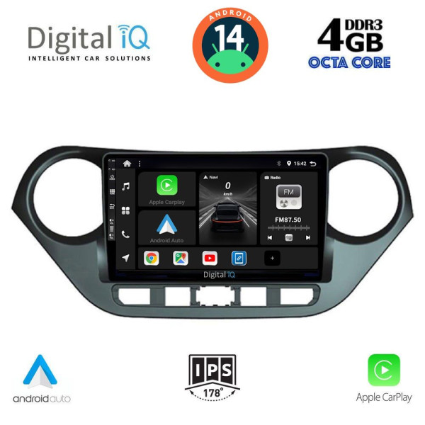 DIGITAL IQ BXF 6224_CPAA (9inc) MULTIMEDIA TABLET for HYUNDAI i10 mod. 2014-2020 DIGITAL IQ BXF 6224_CPAA (9inc) MULTIMEDIA TABLET for HYUNDAI i10 mod. 2014-2020