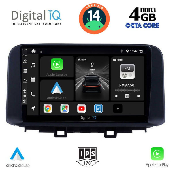 DIGITAL IQ BXF 6237_CPAA (10inc) MULTIMEDIA TABLET for HYUNDAI KONA mod. 2017> DIGITAL IQ BXF 6237_CPAA (10inc) MULTIMEDIA TABLET for HYUNDAI KONA mod. 2017>