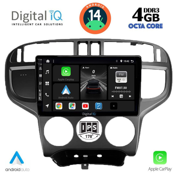 DIGITAL IQ BXF 6240_CPAA (9inc) MULTIMEDIA TABLET for HYUNDAI MATRIX mod. 2001-2010 DIGITAL IQ BXF 6240_CPAA (9inc) MULTIMEDIA TABLET for HYUNDAI MATRIX mod. 2001-2010