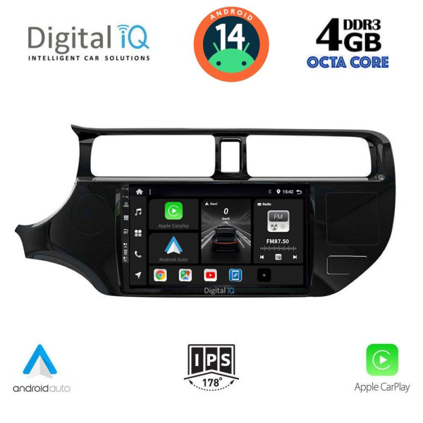 DIGITAL IQ BXF 6314_CPAA (9inc) MULTIMEDIA TABLET for KIA RIO mod. 2012-2015 DIGITAL IQ BXF 6314_CPAA (9inc) MULTIMEDIA TABLET for KIA RIO mod. 2012-2015