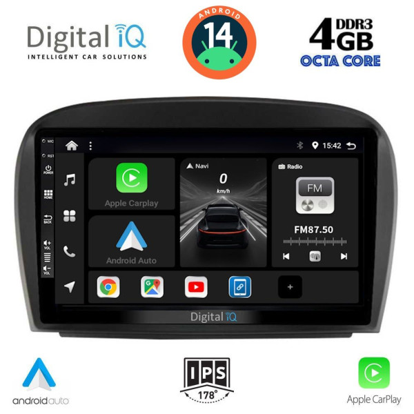 DIGITAL IQ BXF 6427_CPAA (9inc) MULTIMEDIA TABLET for MERCEDES SL (R230) FACELIFT mod. 2006-2012 DIGITAL IQ BXF 6427_CPAA (9inc) MULTIMEDIA TABLET for MERCEDES SL (R230) FACELIFT mod. 2006-2012
