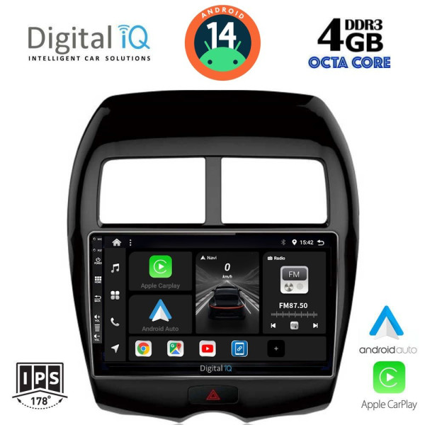 DIGITAL IQ BXF 6430_CPAA (10inc) MULTIMEDIA TABLET for MITSUBISHI ASX mod. 2009-2020 - PEUGEOT 4008 mod. 2012-2018 DIGITAL IQ BXF 6430_CPAA (10inc) MULTIMEDIA TABLET for MITSUBISHI ASX mod. 2009-2020 - PEUGEOT 4008 mod. 2012-2018