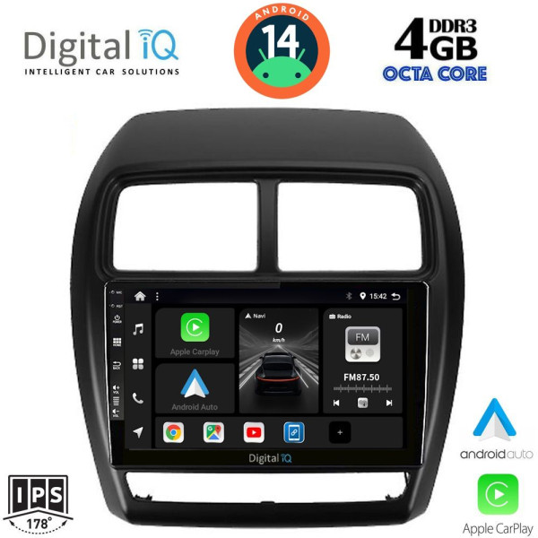 DIGITAL IQ BXF 6431_CPAA (9inc) MULTIMEDIA TABLET for MITSUBISHI ASX mod. 2020> DIGITAL IQ BXF 6431_CPAA (9inc) MULTIMEDIA TABLET for MITSUBISHI ASX mod. 2020>