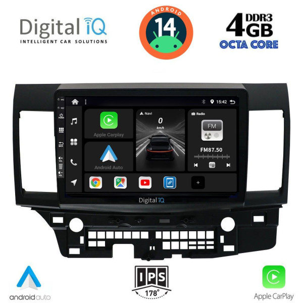 DIGITAL IQ BXF 6434_CPAA (10inc) MULTIMEDIA TABLET for MITSUBISHI LANCER mod. 2008> DIGITAL IQ BXF 6434_CPAA (10inc) MULTIMEDIA TABLET for MITSUBISHI LANCER mod. 2008>