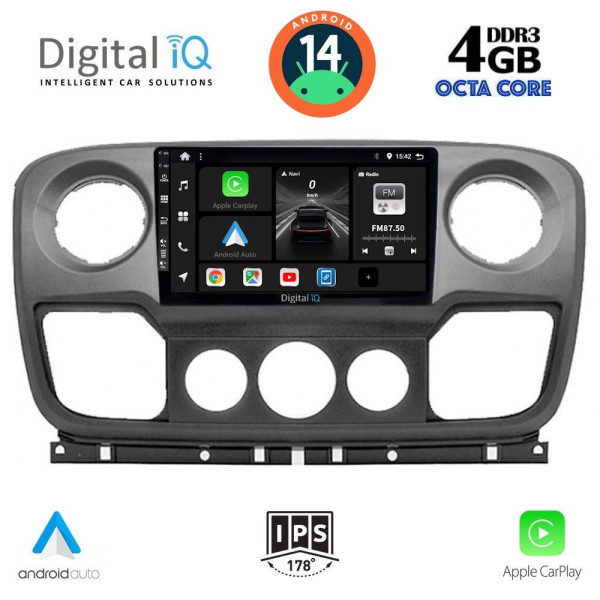DIGITAL IQ BXF 6463_CPAA (10inc) MULTIMEDIA TABLET for NISSAN NV400 - OPEL MOVANO - RENAULT MASTER mod. 2010-2020 DIGITAL IQ BXF 6463_CPAA (10inc) MULTIMEDIA TABLET for NISSAN NV400 - OPEL MOVANO - RENAULT MASTER mod. 2010-2020
