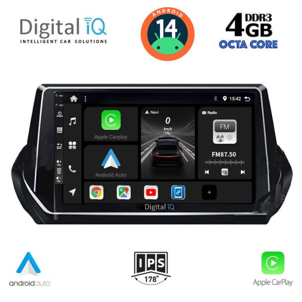 DIGITAL IQ BXF 6509_CPAA (9inc) MULTIMEDIA TABLET for PEUGEOT 208 – 2008 mod. 2021> DIGITAL IQ BXF 6509_CPAA (9inc) MULTIMEDIA TABLET for PEUGEOT 208 – 2008 mod. 2021>