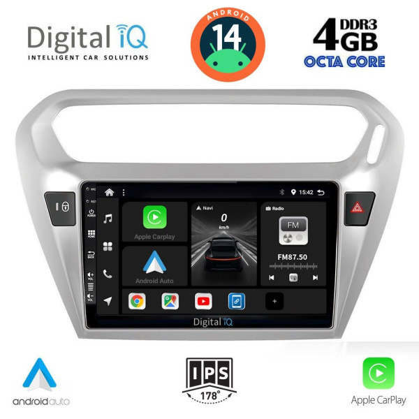 DIGITAL IQ BXF 6511_CPAA (9inc) MULTIMEDIA TABLET for CITROEN ELYSEE – PEUGEOT 301 mod. 2013> DIGITAL IQ BXF 6511_CPAA (9inc) MULTIMEDIA TABLET for CITROEN ELYSEE – PEUGEOT 301 mod. 2013>