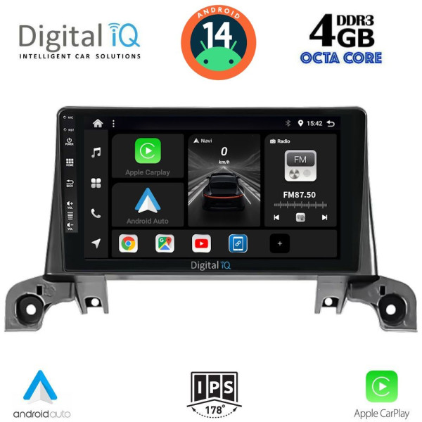 DIGITAL IQ BXF 6519_CPAA (9inc) MULTIMEDIA TABLET for PEUGEOT 3008 - 5008 mod. 2016> DIGITAL IQ BXF 6519_CPAA (9inc) MULTIMEDIA TABLET for PEUGEOT 3008 - 5008 mod. 2016>