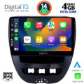 DIGITAL IQ BXF 6707_CPAA (10inc) MULTIMEDIA TABLET for CITROEN C1-PEUGEOT 107-TOYOTA AYGO mod. 2005-2014