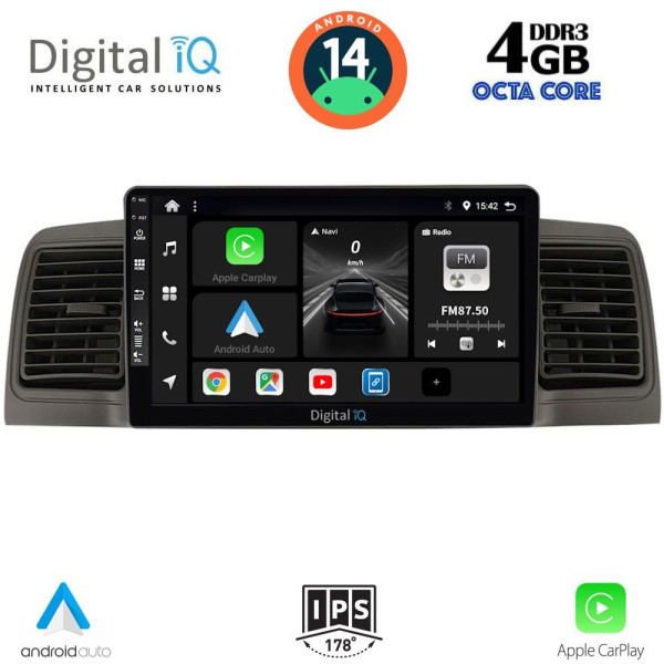 DIGITAL IQ BXF 6712_CPAA (9inc) MULTIMEDIA TABLET for TOYOTA COROLLA mod. 2001-2006 DIGITAL IQ BXF 6712_CPAA (9inc) MULTIMEDIA TABLET for TOYOTA COROLLA mod. 2001-2006