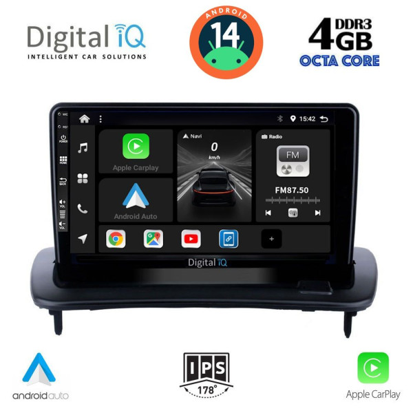 DIGITAL IQ BXF 6783_CPAA (9inc) MULTIMEDIA TABLET for VOLVO C30 - S40 mod. 2004-2013 DIGITAL IQ BXF 6783_CPAA (9inc) MULTIMEDIA TABLET for VOLVO C30 - S40 mod. 2004-2013