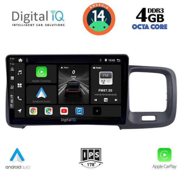 DIGITAL IQ BXF 6785_CPAA (9inc) MULTIMEDIA TABLET for VOLVO S60 mod. 2010-2018 DIGITAL IQ BXF 6785_CPAA (9inc) MULTIMEDIA TABLET for VOLVO S60 mod. 2010-2018