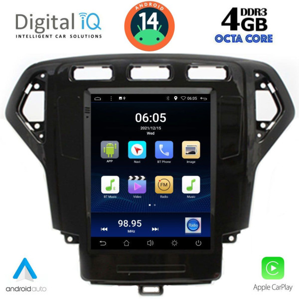 DIGITAL IQ BXF 6957_CPAA TESLA STYLE for FORD MONDEO mod. 2007-2010 DIGITAL IQ BXF 6957_CPAA TESLA STYLE for FORD MONDEO mod. 2007-2010