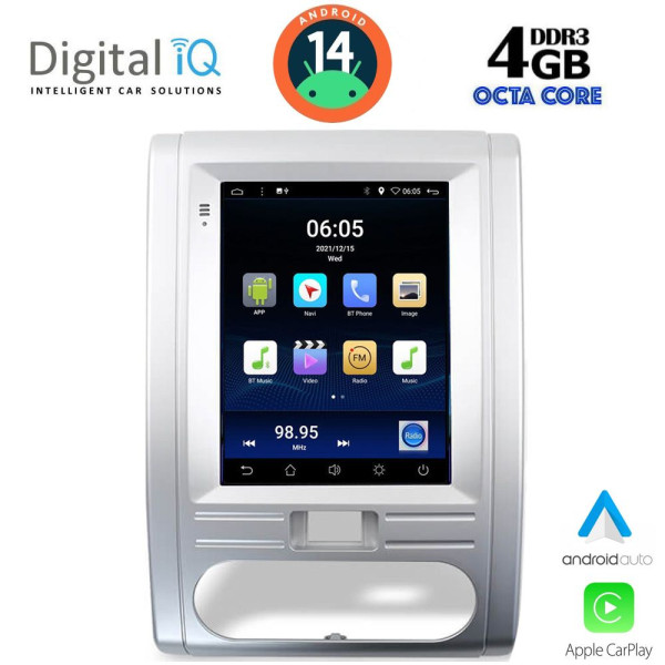 DIGITAL IQ BXF 6967_CPAA TESLA STYLE for NISSAN XTRAIL mod. 2007-2014 DIGITAL IQ BXF 6967_CPAA TESLA STYLE for NISSAN XTRAIL mod. 2007-2014