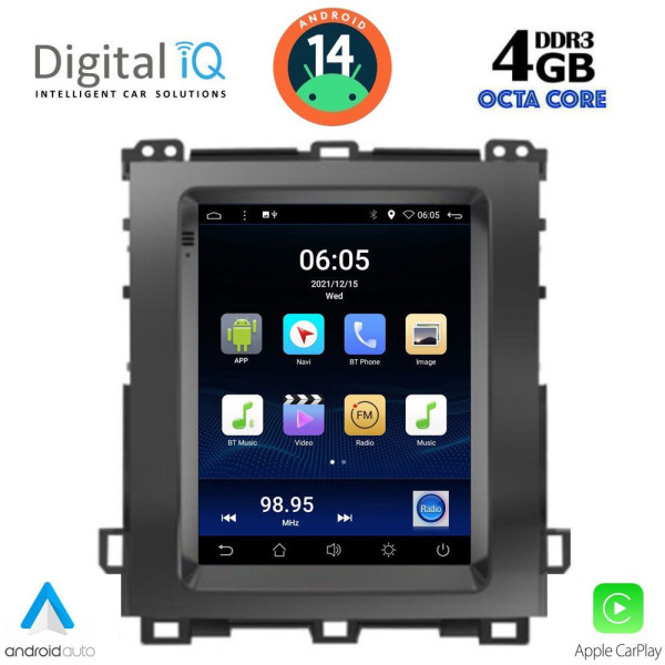 DIGITAL IQ BXF 6982_CPAA TESLA STYLE for TOYOTA LANDCRUISER mod. 2003-2009 DIGITAL IQ BXF 6982_CPAA TESLA STYLE for TOYOTA LANDCRUISER mod. 2003-2009