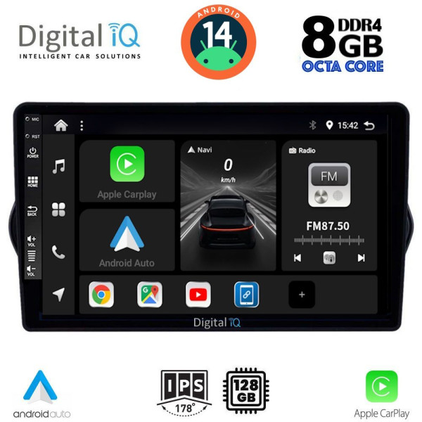 DIGITAL IQ BXF 7148_CPAA (9inc) MULTIMEDIA TABLET for FIAT TIPO mod. 2015-2023 DIGITAL IQ BXF 7148_CPAA (9inc) MULTIMEDIA TABLET for FIAT TIPO mod. 2015-2023