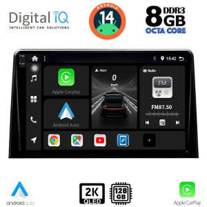 DIGITAL IQ BXF 11082_CPAA (10inc) MULTIMEDIA TABLET for CITROEN BERLINGO – OPEL COMBO – PEUGEOT PARTNER – TOYOTA PROACE mod. 2018> - FIAT DOBLO mod. 2022>
