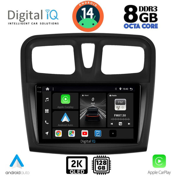 DIGITAL IQ BXF 11108SQ_CPAA (9inc) MULTIMEDIA TABLET for DACIA LOGAN – SANDERO mod. 2012-2019 DIGITAL IQ BXF 11108SQ_CPAA (9inc) MULTIMEDIA TABLET for DACIA LOGAN – SANDERO mod. 2012-2019