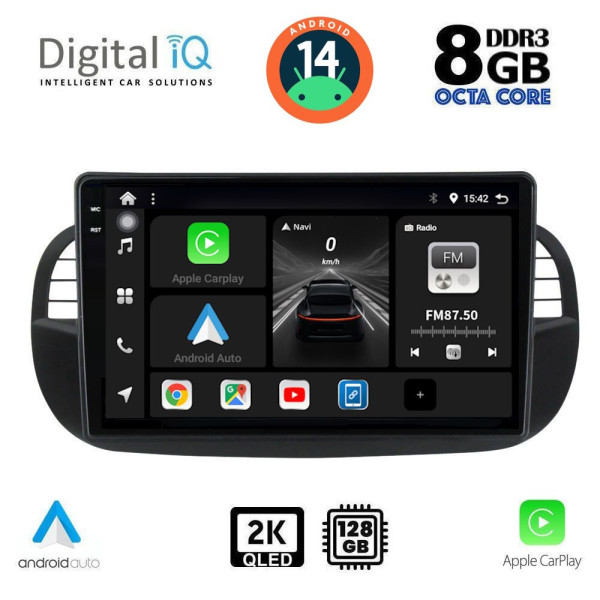 DIGITAL IQ BXF 11130_CPAA (9inc) MULTIMEDIA TABLET for FIAT 500 mod. 2007-2015 DIGITAL IQ BXF 11130_CPAA (9inc) MULTIMEDIA TABLET for FIAT 500 mod. 2007-2015