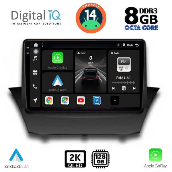 DIGITAL IQ BXF 11154_CPAA (9inc) MULTIMEDIA TABLET for FORD FIESTA mod. 2008-2017 DIGITAL IQ BXF 11154_CPAA (9inc) MULTIMEDIA TABLET for FORD FIESTA mod. 2008-2017